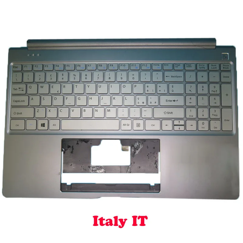 

Ноутбук Серебряный Подставка для рук и клавиатура для Teclast F15 SMARTBOOK M-SBB150 K762 K3259 Италия IT без сенсорной панели