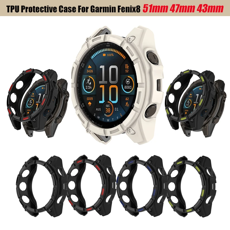 Garmin Fenix 8 Liquid Silicone Anti-Fall Protective Watch Case