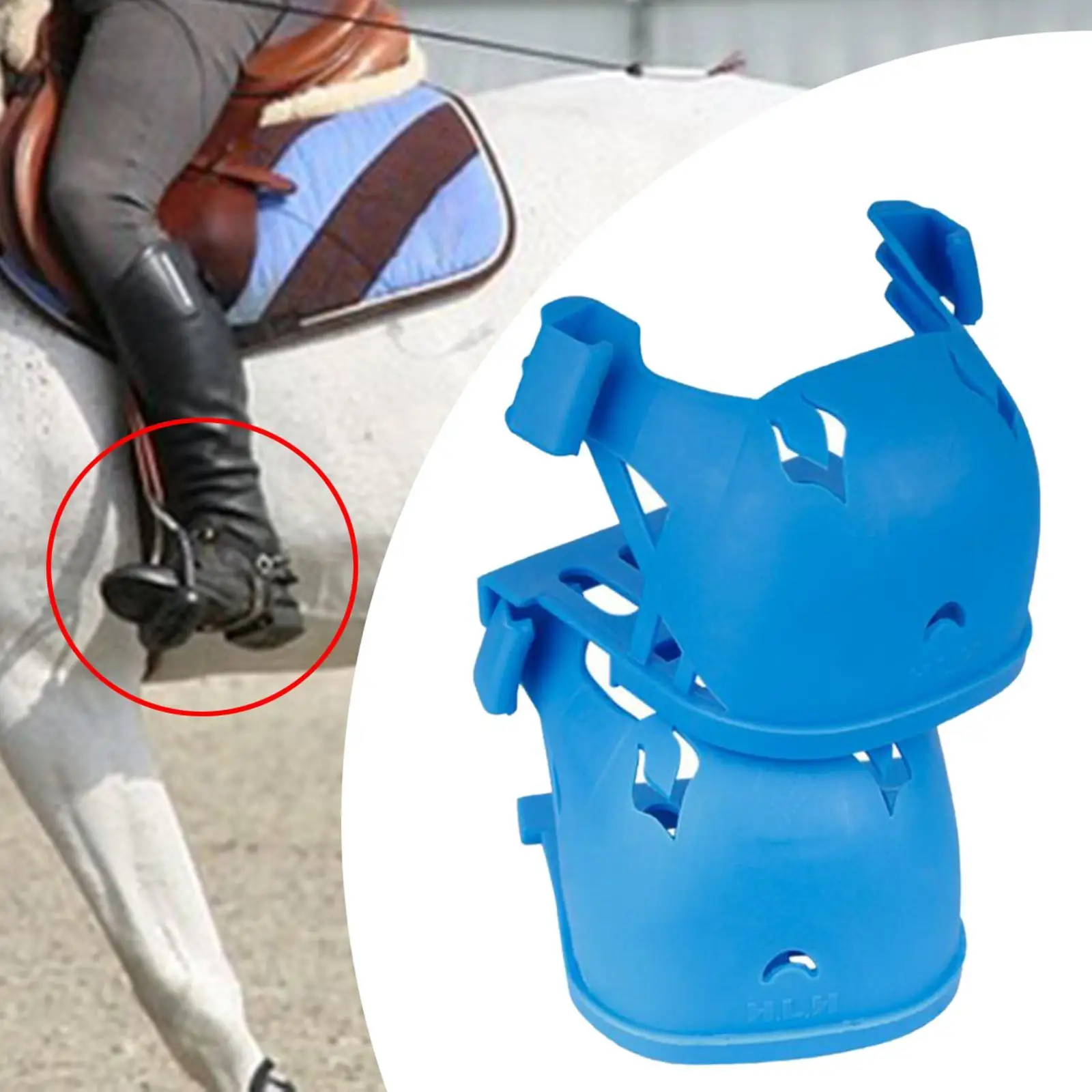 2Pcs Horse Riding Stirrups Covers Horse Saddle Stirrups Covers Professional Sturdy Non Slip for Adults for Outdoor Activities