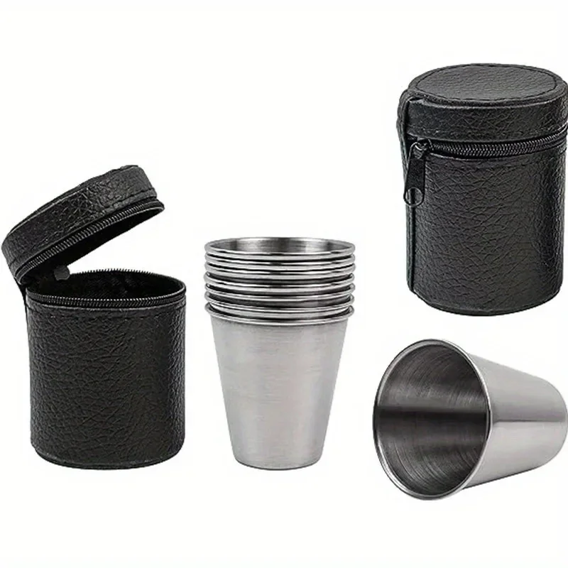 4PCS/SetPortable Cup, Outdoor Camping Cup, Back To School Season Water Cup, Suitable for Home Use, Outdoor Use, Unisex