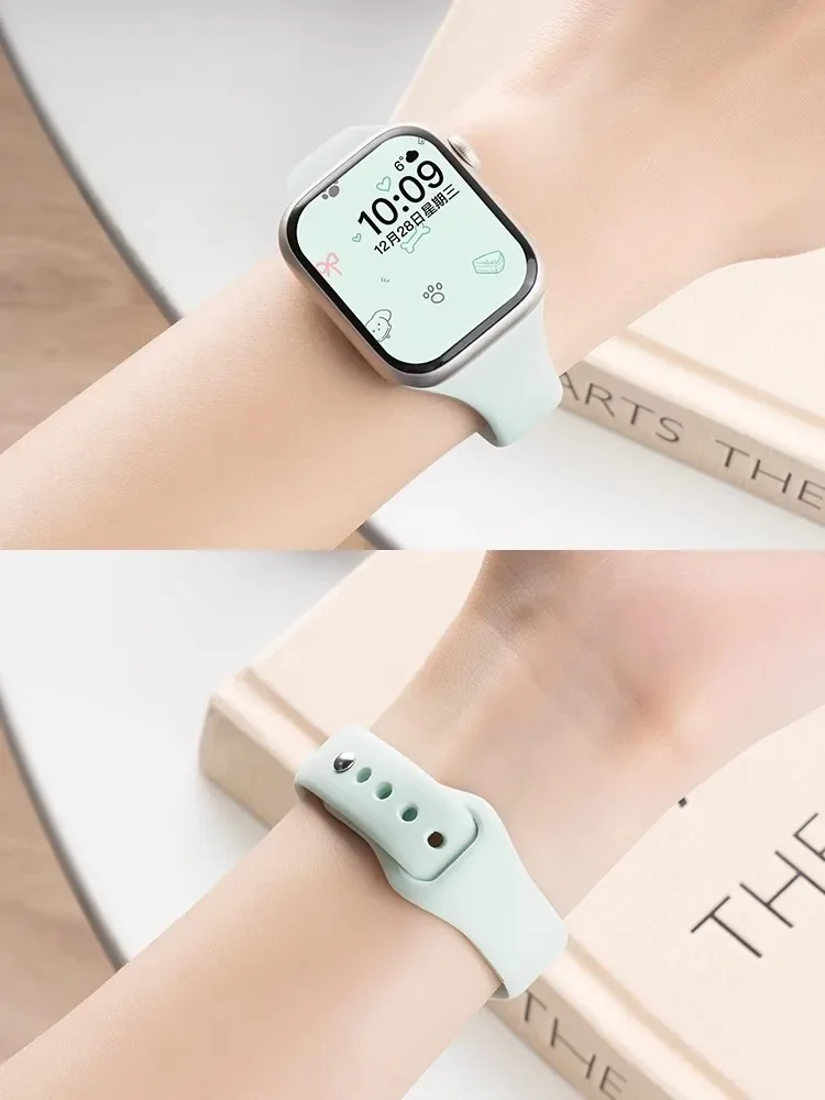 รูปสินค้า สายรัดข้อมือสปอร์ตซิลิโคนสำหรับ Apple Watch พรีเมียม