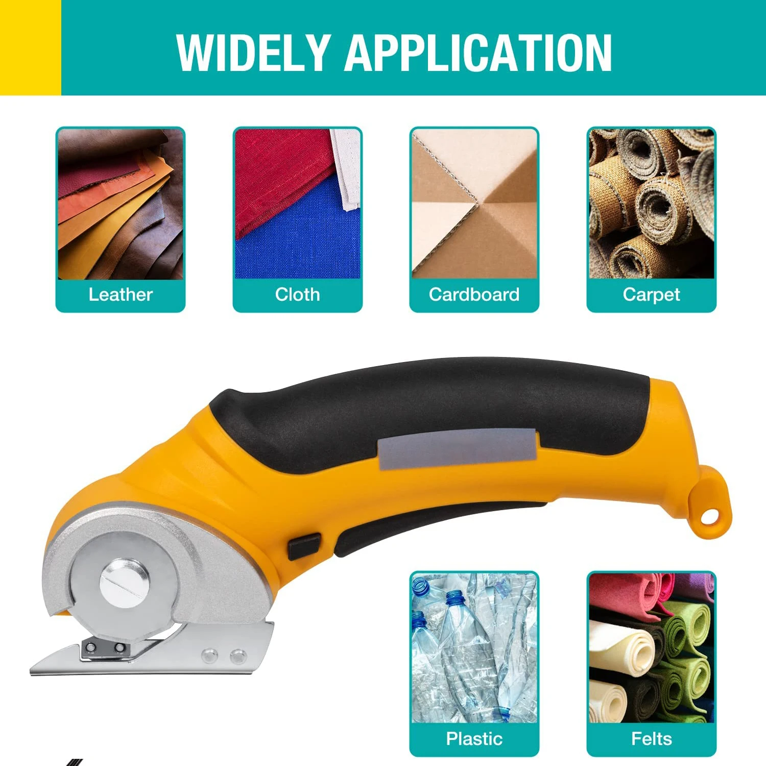 Cordless Electric Scissors USB Rechargeable Cutter Fabric Cutter