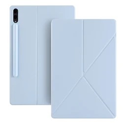 Magneti Tablet Case with Dual - Angle Stand and Pencil Holder, Auto Sleep/Wake Function - Tab S9 FE 10.9 (BabyBlue)