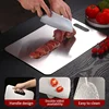 Cutting Boards for Kitchen Thickened Double Sided Food Grade Portable Fruit Meat Chopping cuttin Board Durable Reusable Safe 3