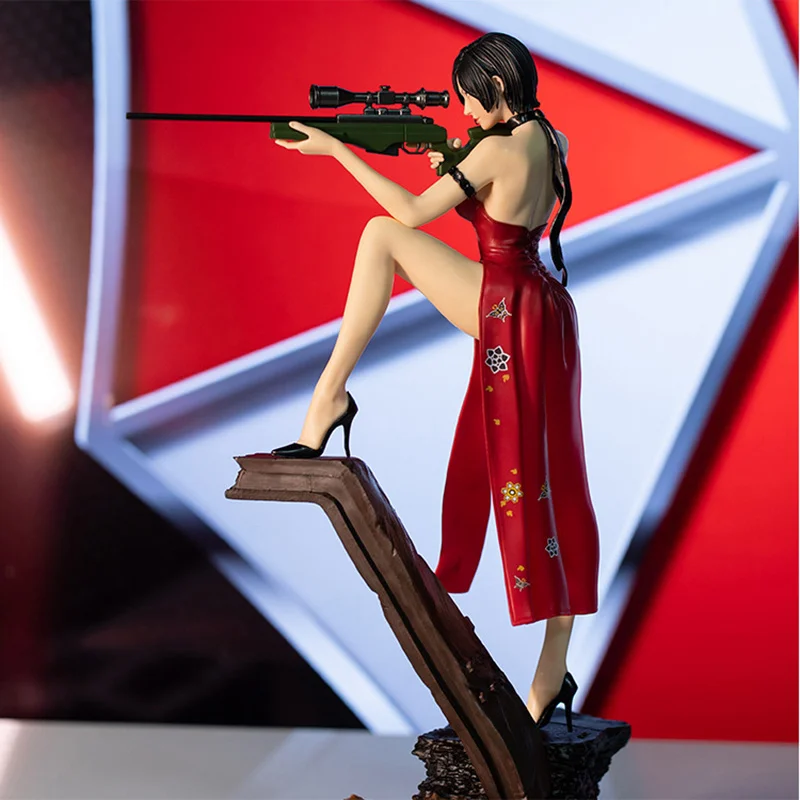 

33cm Original Resident Evil 4 Ada Wang Anime Figure Figurine Statue Model Collection Desk Decoration Doll Toy Christmas Gift