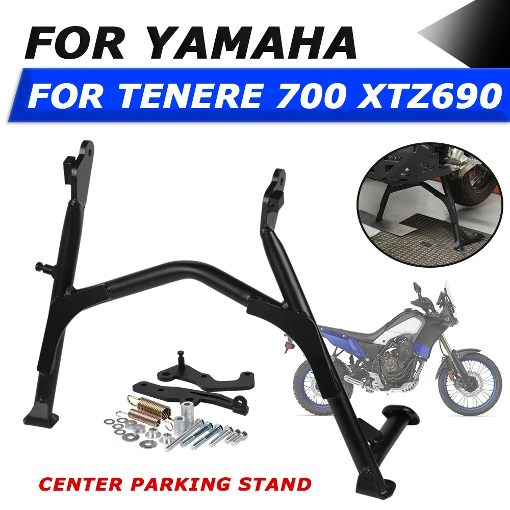 

Motorcycle Kickstand Center Parking Stand Holder Support Middle Bracket For Yamaha Tenere 700 Tenere700 XTZ690 XTZ 700 690 2021