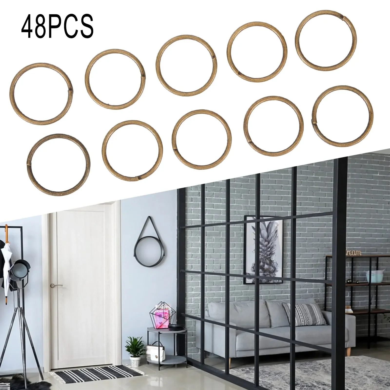 12PCS Hanging Screen Partition Divider Panel Carving Curtain Part DIY Art Decor White Black Red Waterproof Health Modern Home