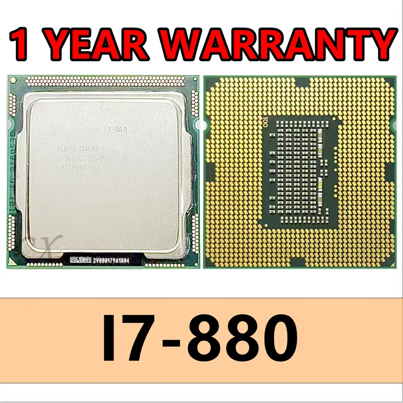 

I7-880 i7 880 SLBPS 3.06 GHz Quad-Core L3 8M 95W Processor CPU LGA 1156