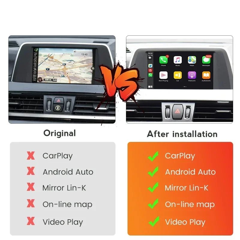 NaviFly OEM ȭ ׷̵    ī÷, ȵ̵  ڽ, BMW 1 2 ø F20 F21 F22 F23 2012-2018 NBT EVO Siri