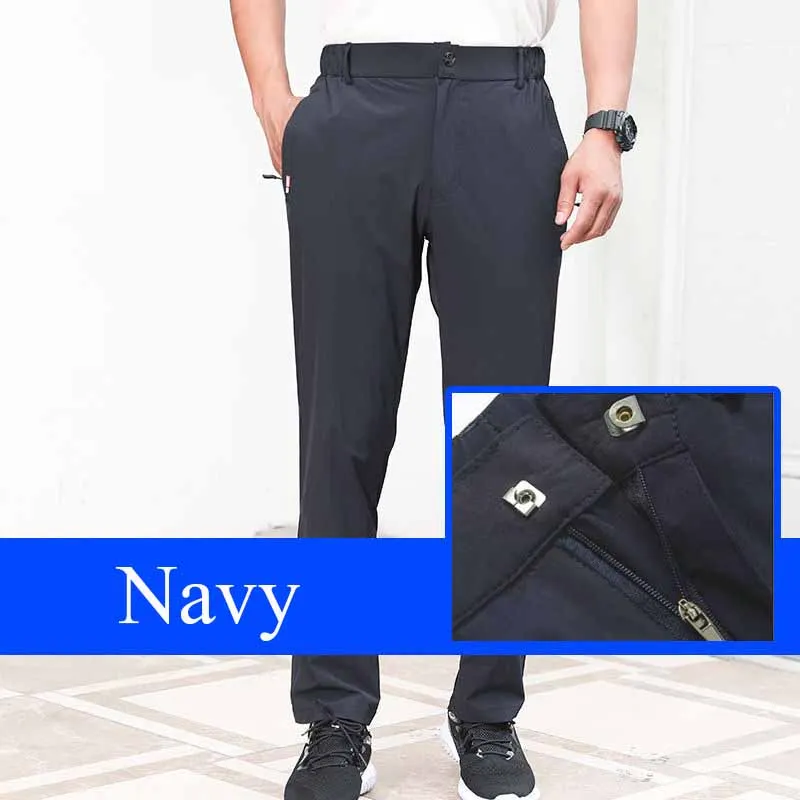 새로운 탄성 망 하이킹 바지 여름 빠른 건조 방수 통기성 울트라 얇은 야외 등산 트레킹 망 바지 PN69