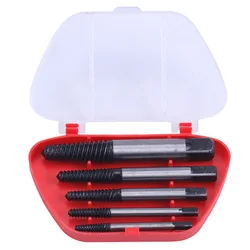 5-Piece Bearing Steel Bolt & Screw Extractor Set for Home Repair & Metal Work (5PCs)