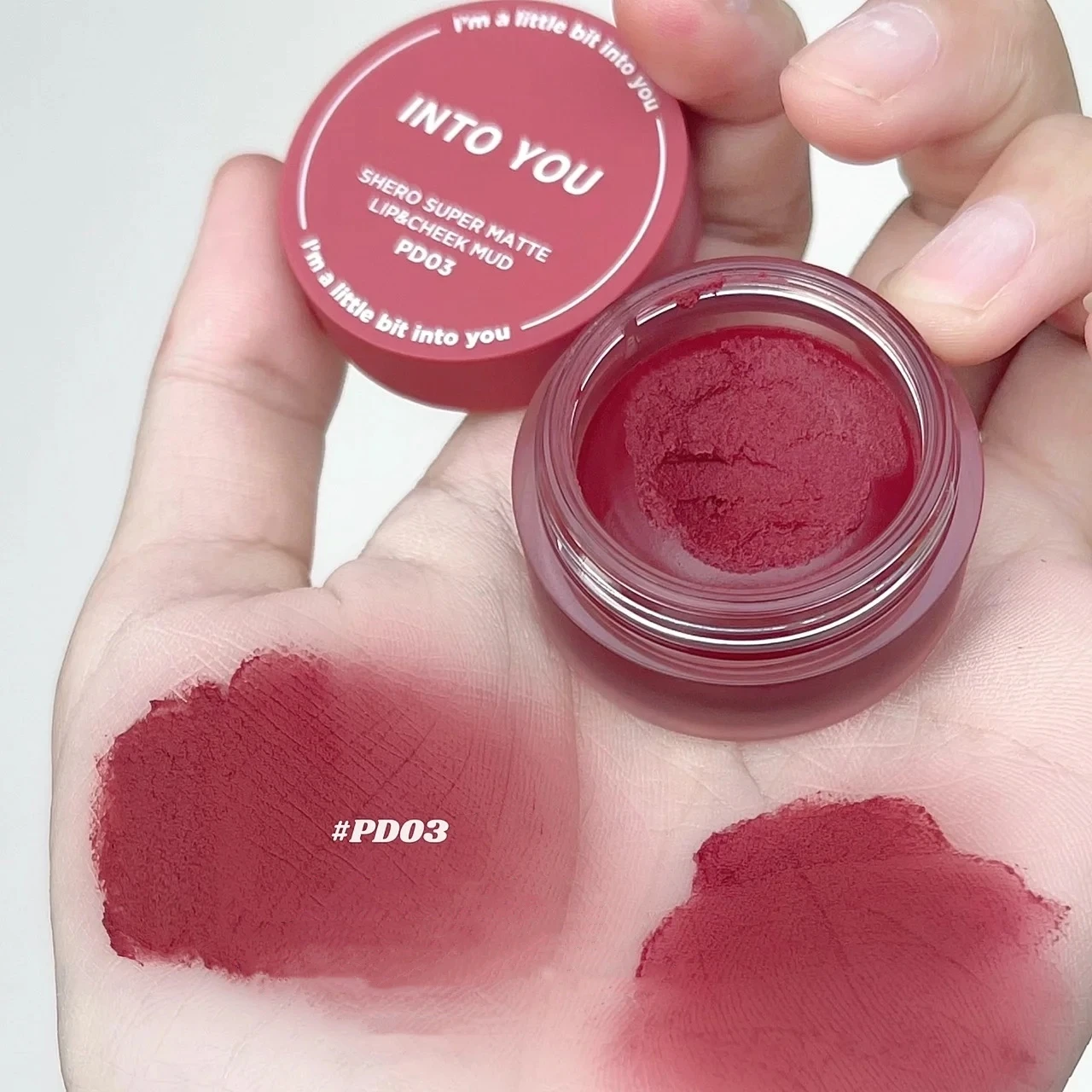 INTO YOU Super matte lipstick mousse lipstick clay lip gloss dual-use cosmetics