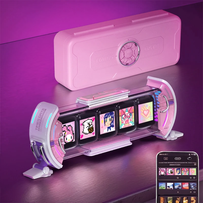 Divoom Times Gate give Gaming Digital Clock Diy Screen Control
