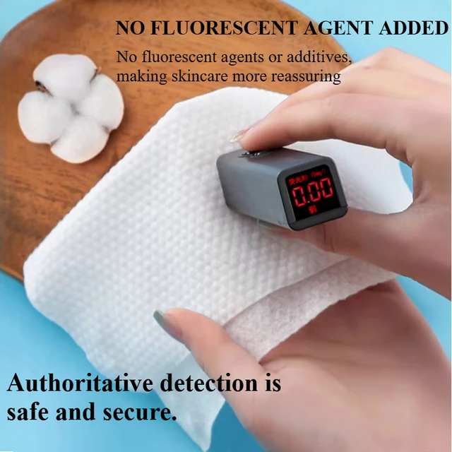 Reusable thickened face towel One pack of 50/100 Pcs per pack Travel cleanser wet dry makeup remover cotton soft fabric Useful