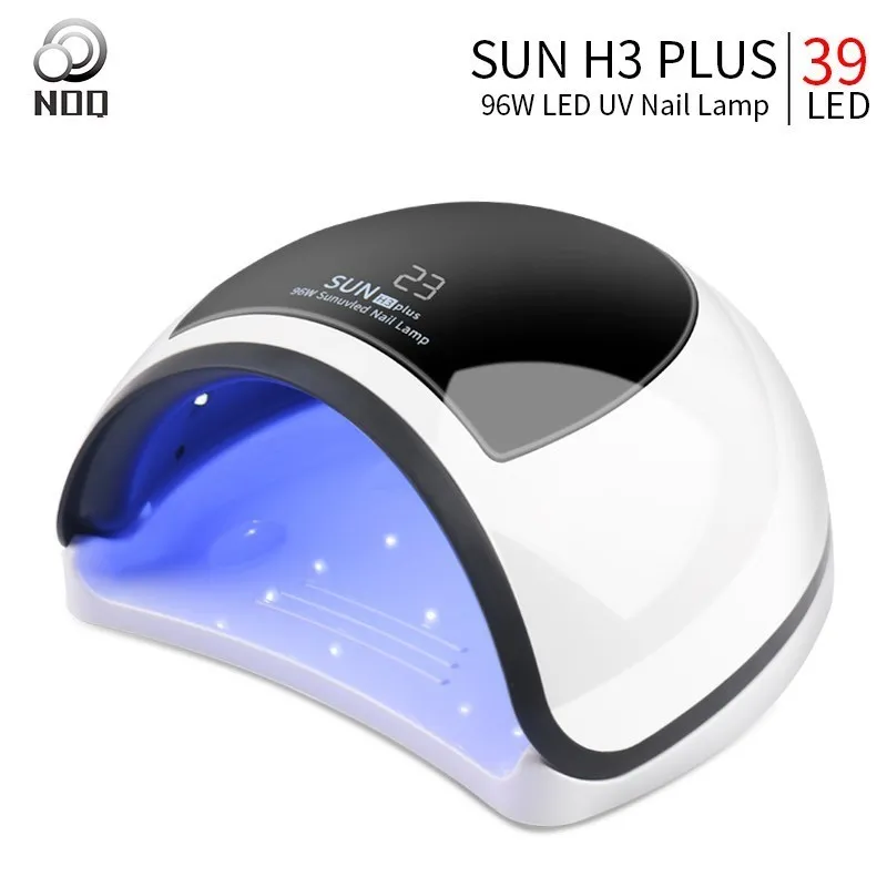 네일 드라이어 LED 램프 H3 플러스, 손톱 매니큐어 기계용, 39LED UV..