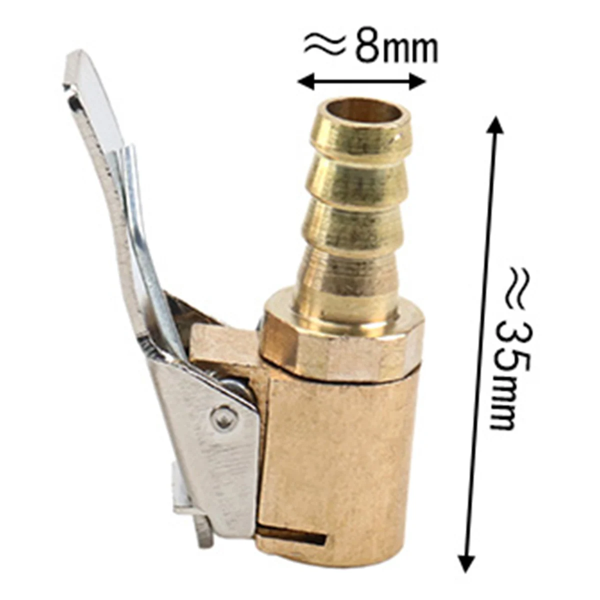 Car Air Pump Thread Nozzle Adapter Tire Air Chucks Car Inflator Valve Connector Clamp Car Tire Inflator Valve Connector Car Tyre