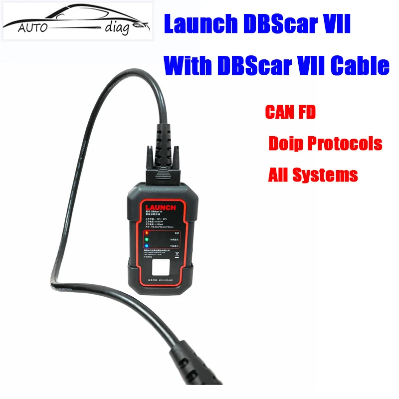 Connettore Bluetooth Adattatore Originale X431 Launch Pro Dbscar Vii Per Launch X431 V / V + / Pro/Pro3/Pro/Pro3S/Pro Mini