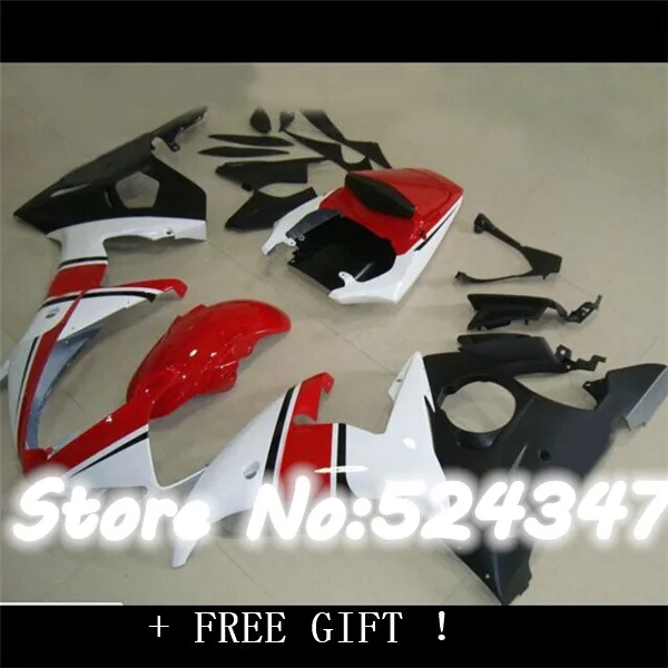 

White red black fairings for YZF-R6 03-05 YZF R6 03 04 05 YZF 600 R6 2003 2004 2005 fairing sets for Yamaha-Nn