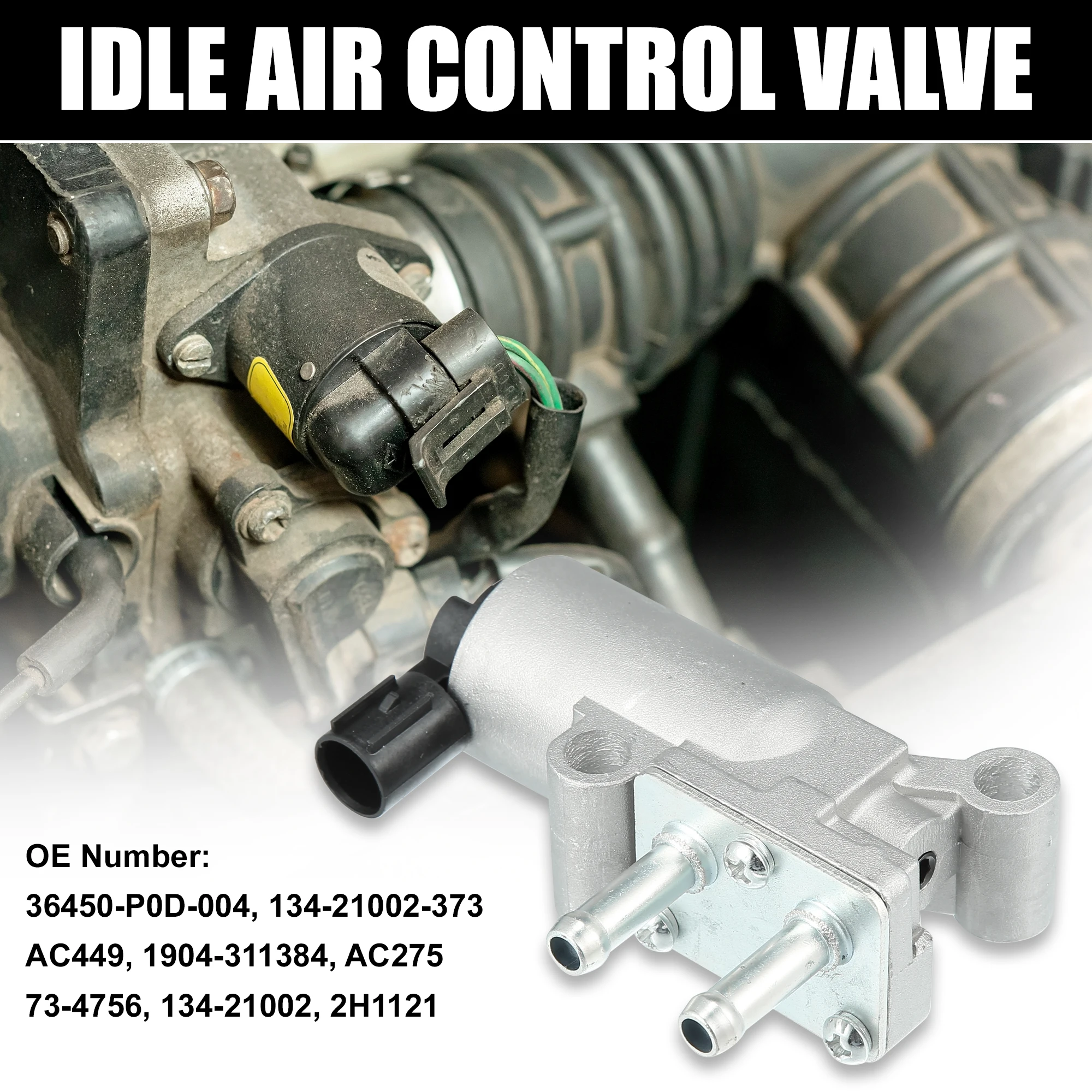 

Uxcell Car Idle Air Control Valve 36450-P0D-004 Replacement for Honda CR-V 2.0L 1997-2001