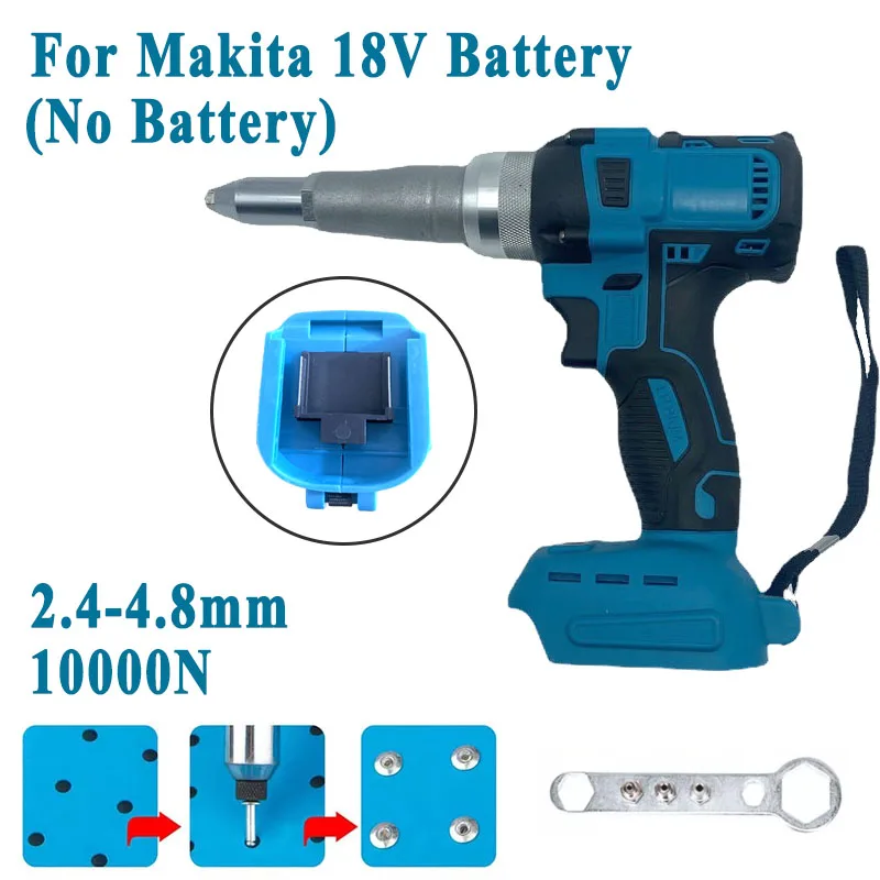 充電式リベッタ 電動リベットガン コードレス 18V 締め付け可能な