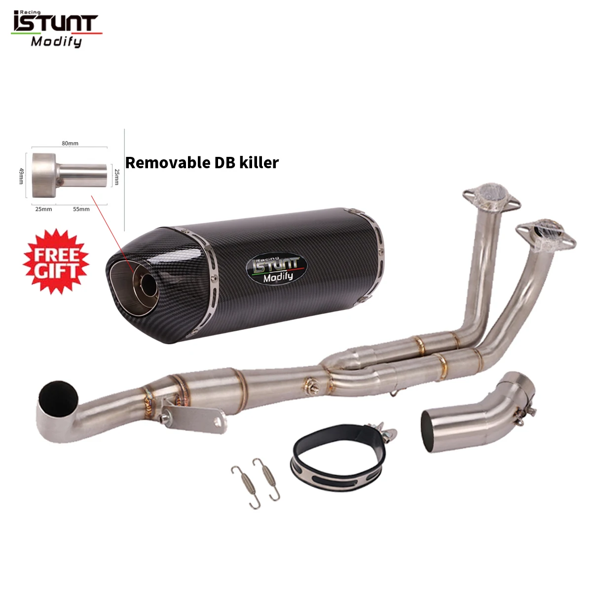 For BMW C600 Sport C650GT 2012 2013 2014 2015 Motorcycle Exhaust Muffler Modified Escape Full System Link Pipe With Catalyst - Image 6