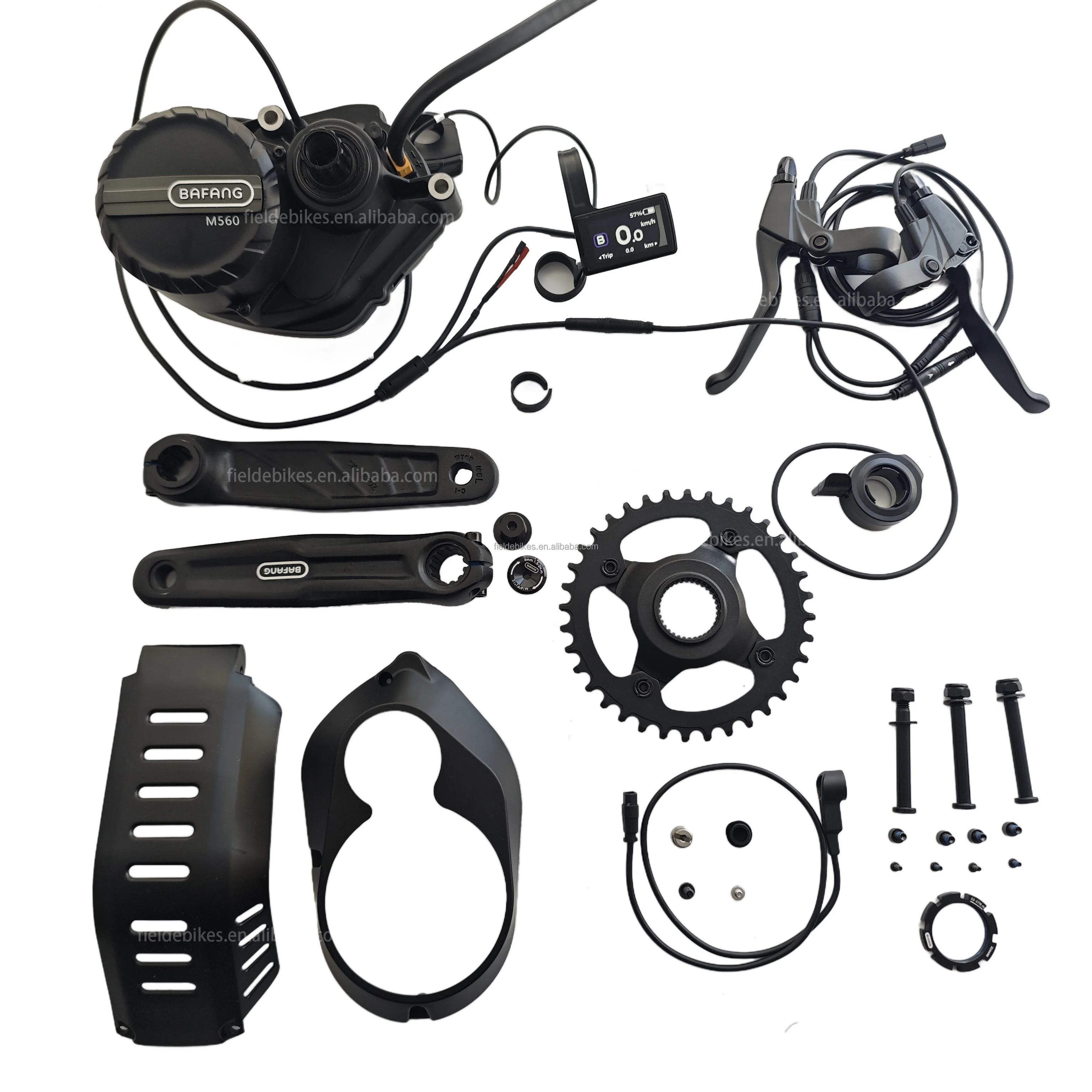 New Release Bafang Silent M560 Ebike Central Motor Kit 48V 750w 140N.m Mid Drive Motor kits with colorful display