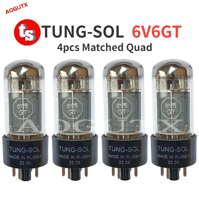 TUNG-SOL 6V6 6V6GT Vacuum Tube Replaces 6P6P 6N6C CV511 HIFI Audio Valve Electronic Tube Amplifier Kit DIY Match Quad Aogutx 3