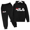 Kids Trendy Spring Autumn Classic Pullover Hoodie+Pants 2pcs Tracksuits 2-13 Years Boys Girls Casual Outfits Children Clothes 1