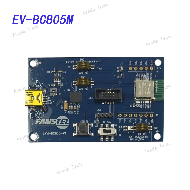 

Avada Tech EV-BC805M nRF52805 оценочная доска, скандинавский nRF52832 DK рекомендуется для программирования этой оценочной платы