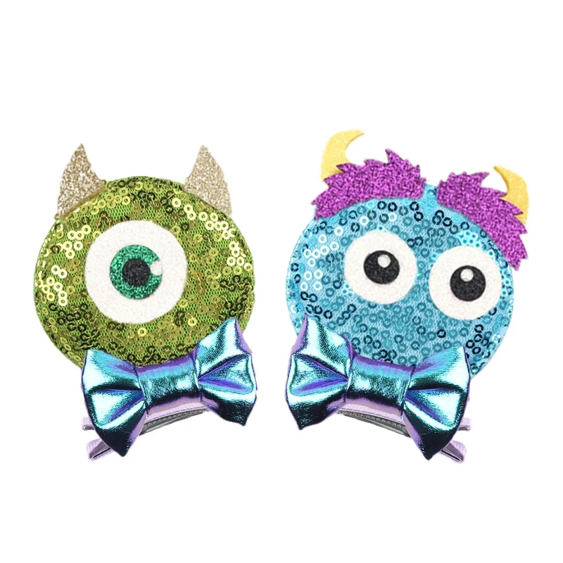 2026 Disney Weihnachts-Mausohren-Haarspangen für Mädchen, 2,8 Zoll, mit Pailletten und Schleife, für Kinder, Festival, Party, DIY-Haaraccessoires