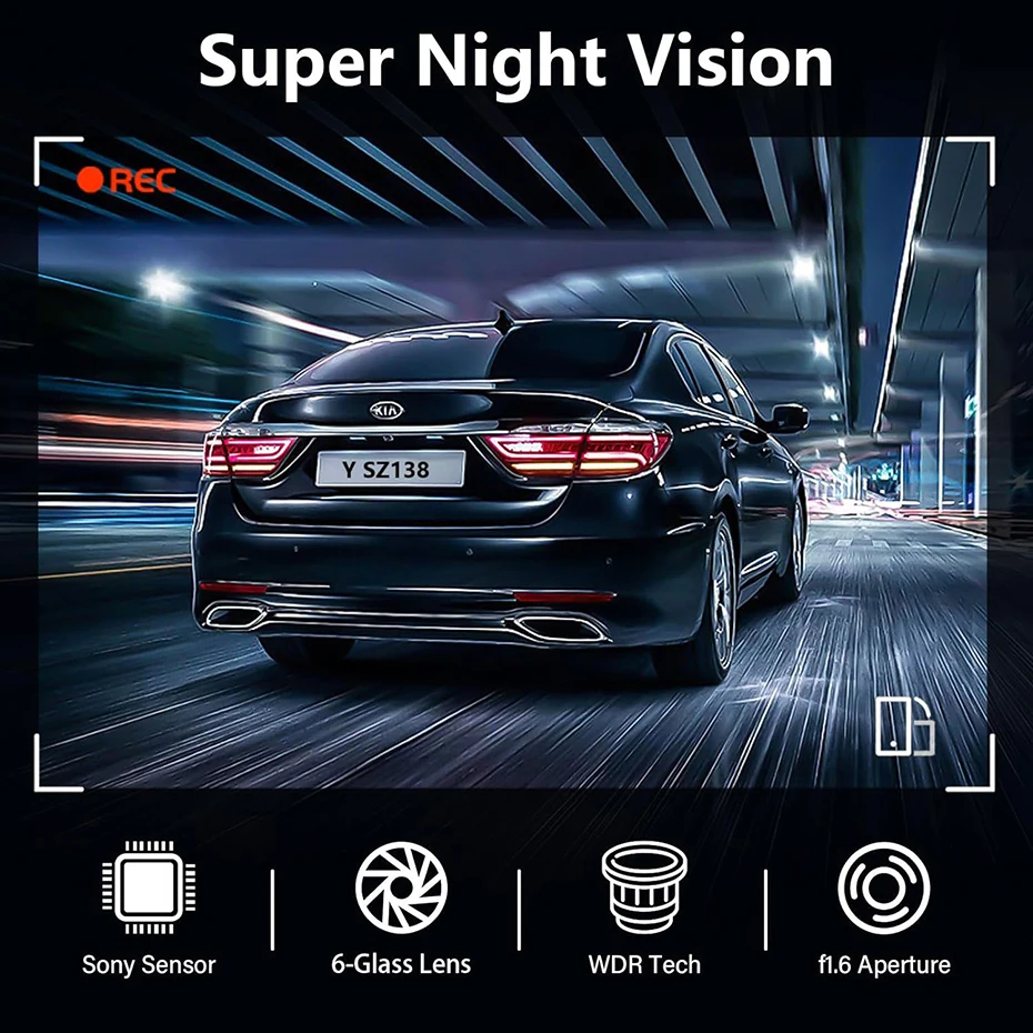 ڵ  ī޶ GPS ƮĿ,  ڴ ķ, 24 ð  , 4K, , UHD, 3840x2160P,  DVR