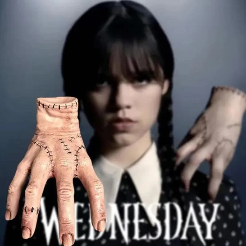 2023new Horror Wednesday Thing Hand Toy From Addams Family Latex