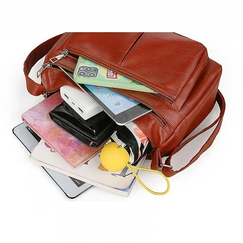 Women's Bag Trend Korean Handbags Designer Luxury Brand Ladies Shoulder Bags Soft Leather Fashion Versatile Crossbody Bag