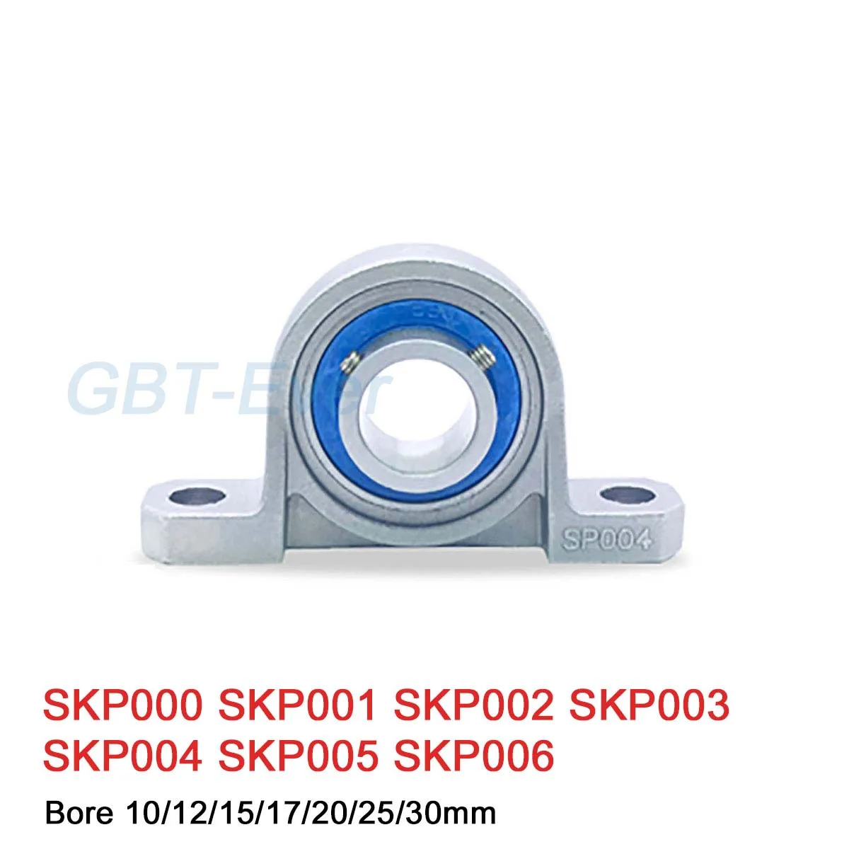 

1Pcs Vertical Seat 304 Stainless Steel Miniature Belt Seat Bearing SKP000 SKP001 SKP002 SKP003 SKP004 SKP005 SKP006 Bore 10~30mm