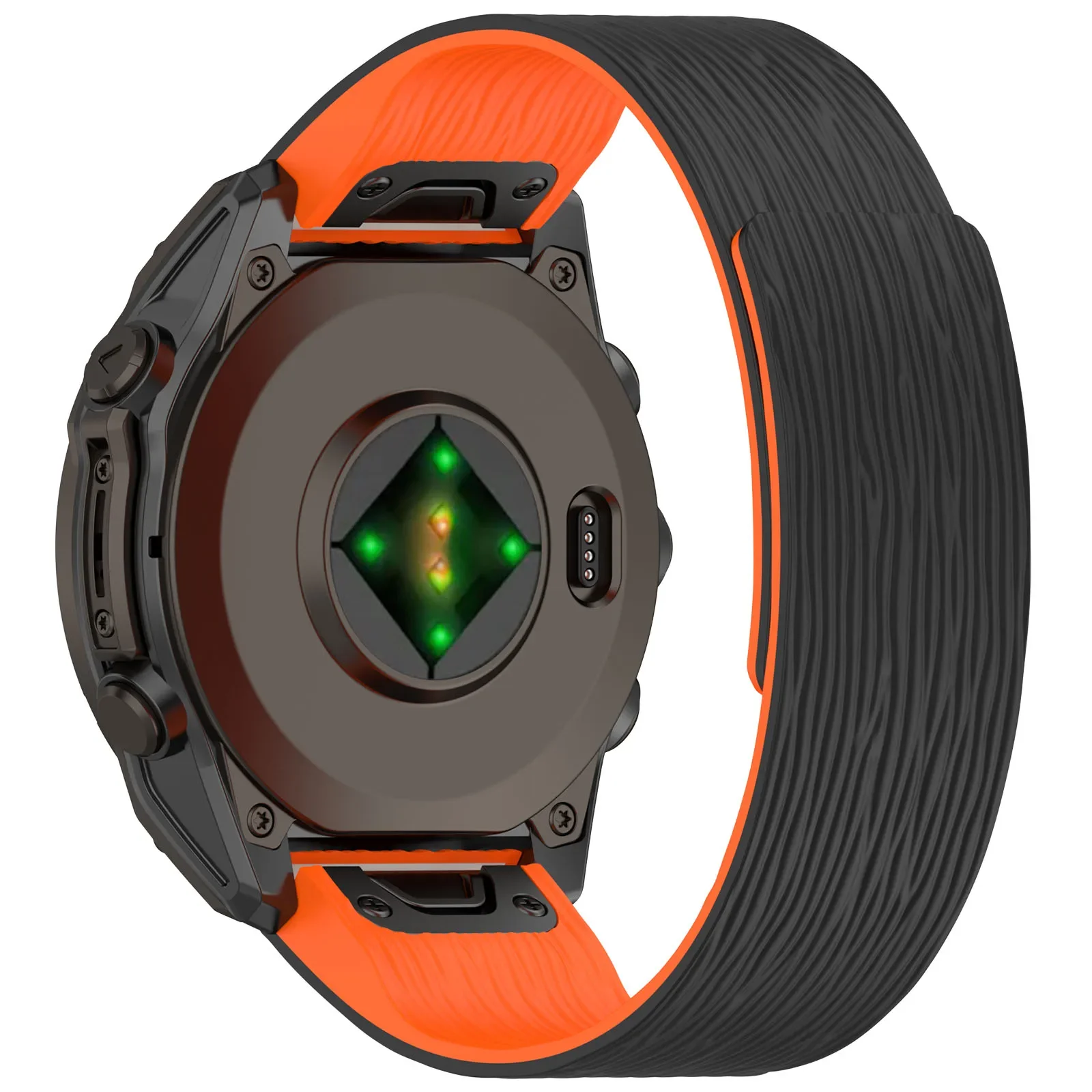 Enhanced Silicone Strap with Magnetic Buckle