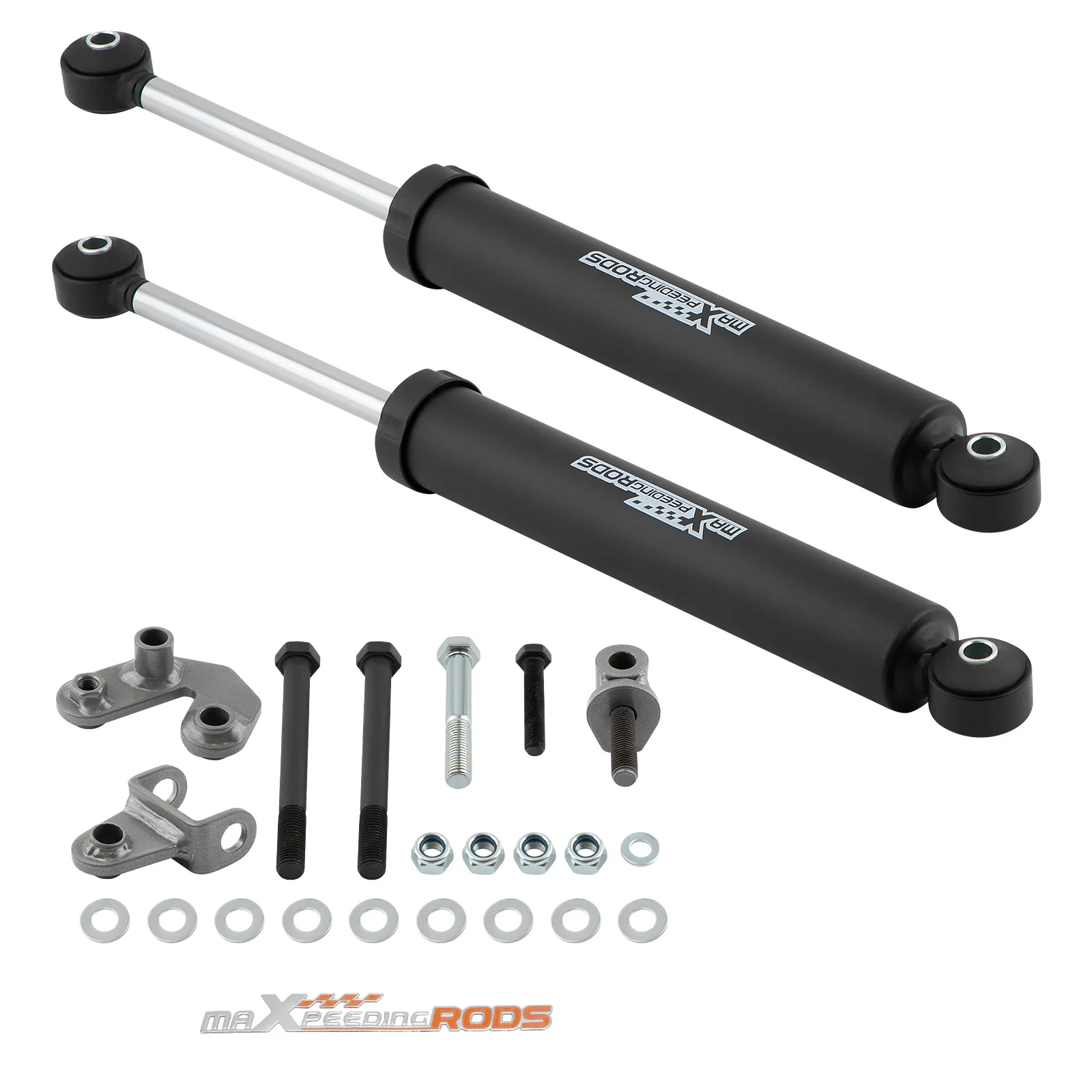 Gray Dual Steering Stabilizer for Jeep Cherokee XJ 2WD 4WD 19842001 TJ