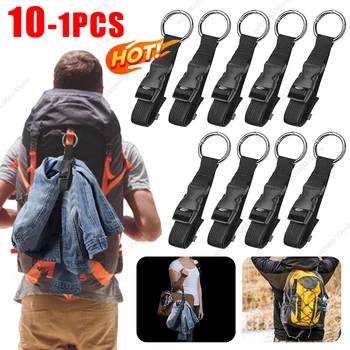 1-10PC Travel Luggage Fixed Strap with Release Buckle Backpack External Strap Anti-Theft Portable Luggage Strap Travel Accessory 2
