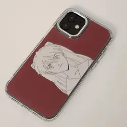 Neon Genesis Evangelion Asuka Mirror Material Phone Case - EVA Protective Cover and Birthday Gift - iPhone 15 (C)