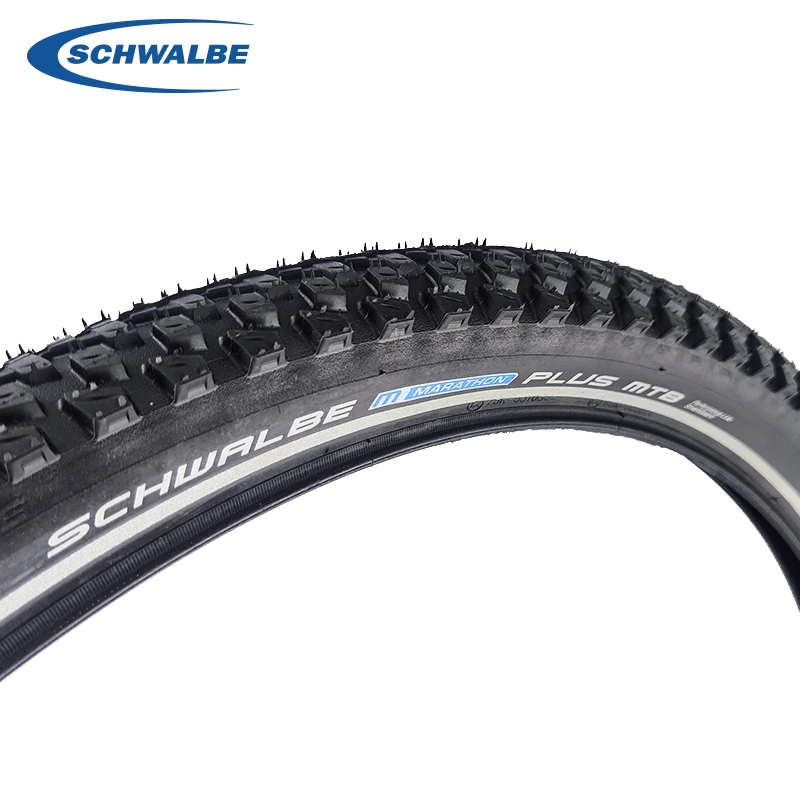 Copertone Schwalbe Marathon Plus MTB Con Smartguard, Antiforatura, Per Mountain Bike E City Bike, Colore Nero, Misura Singola