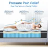 Queen Mattress 12 Inch, Upgrade Strengthen Hybrid Mattresses in a Box, Memory Foam Pressure Relief Queen Mattress 2
