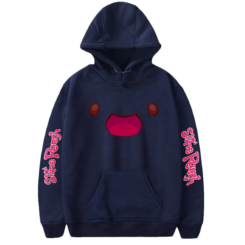 

Children Slime Rancher Hoodie Long Sleeve Pullover Women Men's Tracksuit Harajuku Streetwear Simulation Game Clothes