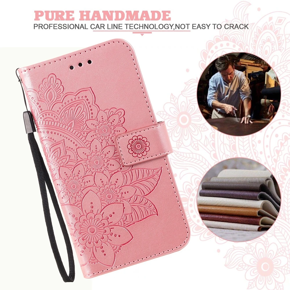 Magnetic Leather Wallet Flip Phone Case