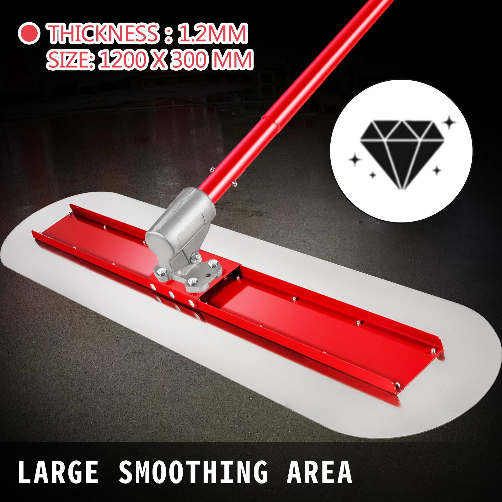 Red 1200x300mm
