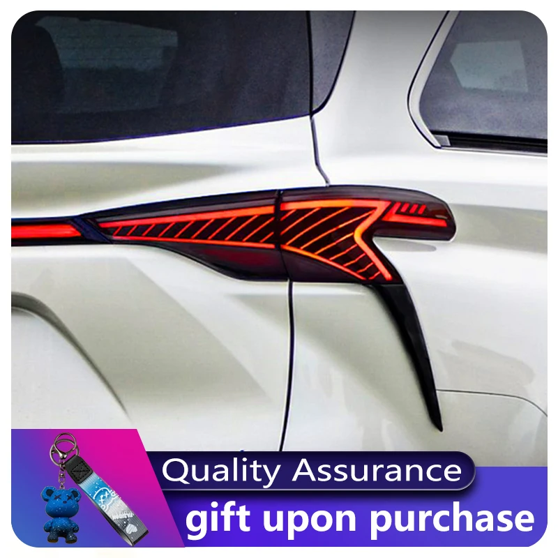 

Пара модных внешних светодиодных задних фар для Toyota 2021-2023 Sienna DRL, обновленные задние фары, автомобильный модифицированный инструмент, автомобильные аксессуары