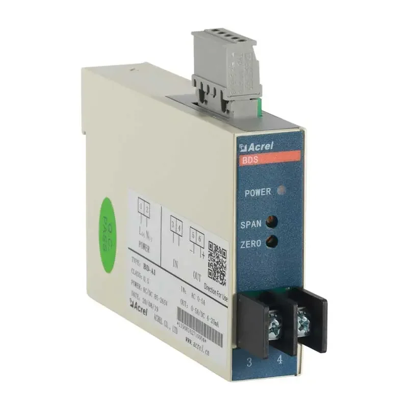 

BD-AI 0.5 High Accuracy 0~1A Ac/0~5A Input Ac Electrical Current Transducer Analog Output with Rs485 Optional