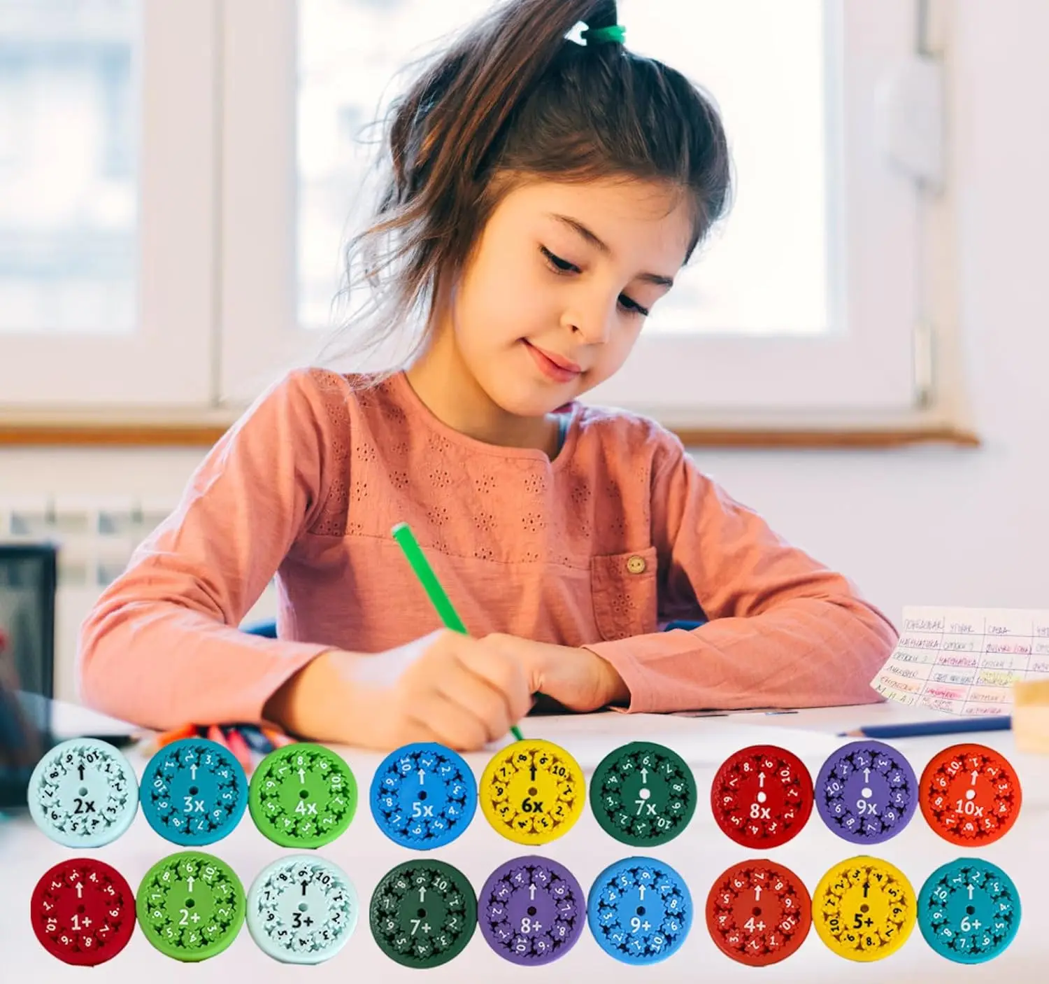 Fidget Toys Stress Relief Toys Party Toys Math Fidget Spinners Fingertip Math Puzzle Games Operations Decompression Desktop Multiplication