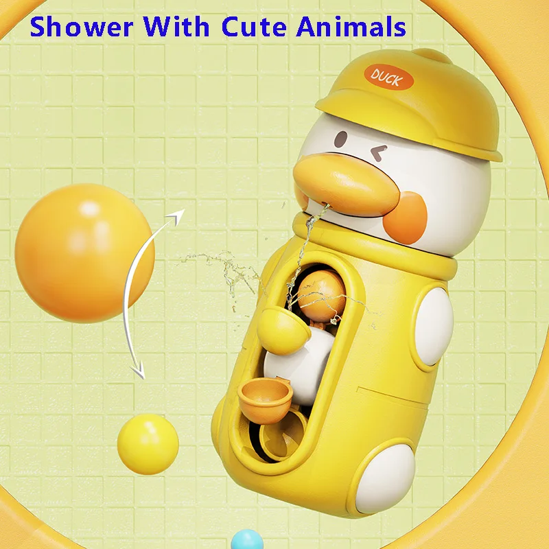 Summer Play water Toys Baby Shower  Cute Duck/Elephant Water Cart Games Children's Bathroom Gifts for Boys and girls Over 6M 4