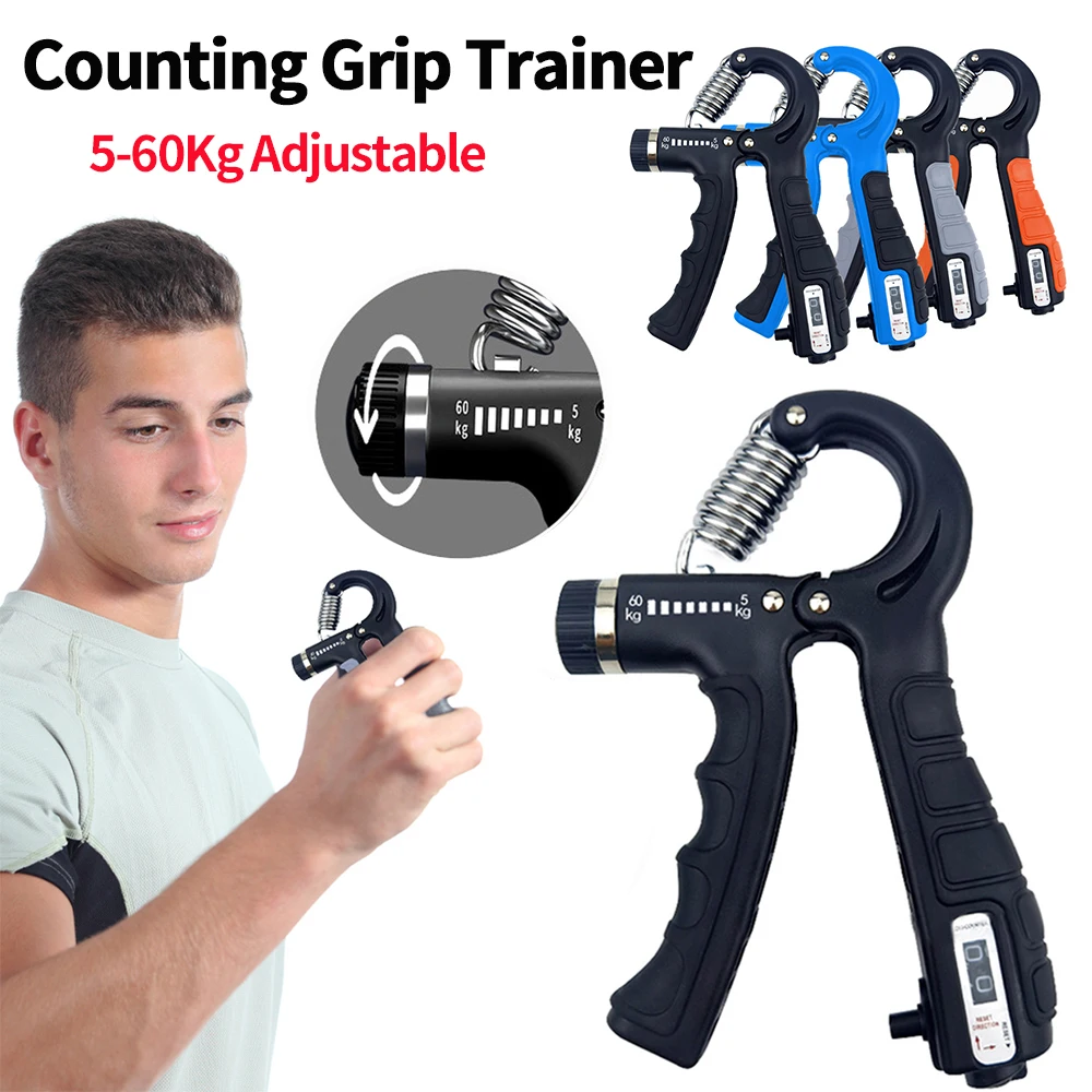 5-60kg Adjustable Hand Grip Strengthener hand strengthener hand grip trainers hand grip exerciser hand exerciser Hand Grip Trainer With Counter Wrist Forearm And Exerciser For Muscle Building