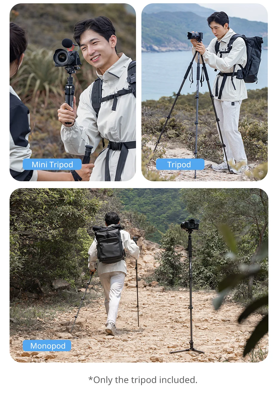 Ulanzi TT35 Mini Tripod with Ball Head description image 6