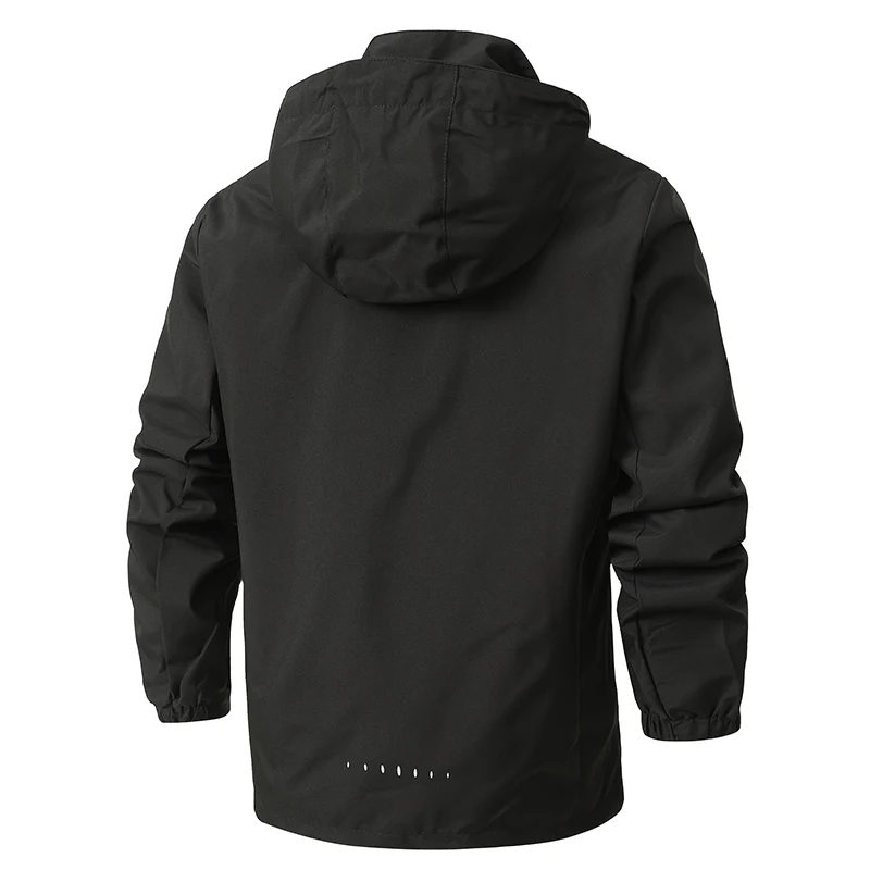 Spring Autumn New Men Casual Jacket Men Outdoor Windproof Waterproof Tactical Jacket Coat Detachable Hat Jackets Male M-5XL 2